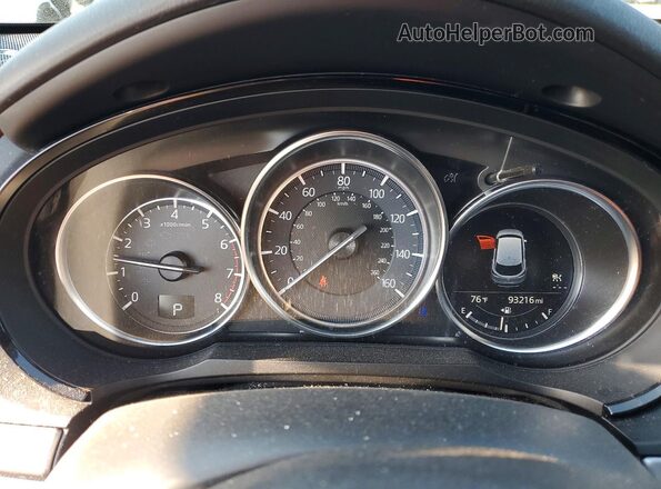 JM3TCBEY3J0210793 2018 MAZDA CX-9 Black Vista del cuadro de instrumentos