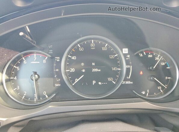 JM3TCBEY4P0637411 2023 MAZDA CX-9 White Vista del cuadro de instrumentos