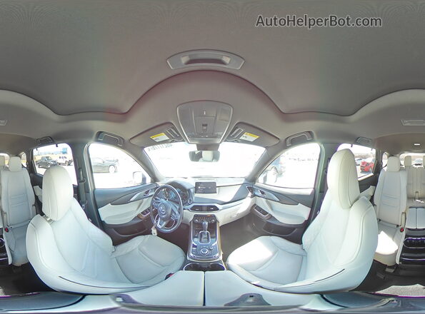 JM3TCBEY4P0637411 2023 MAZDA CX-9 White Vista interior de 360 grados