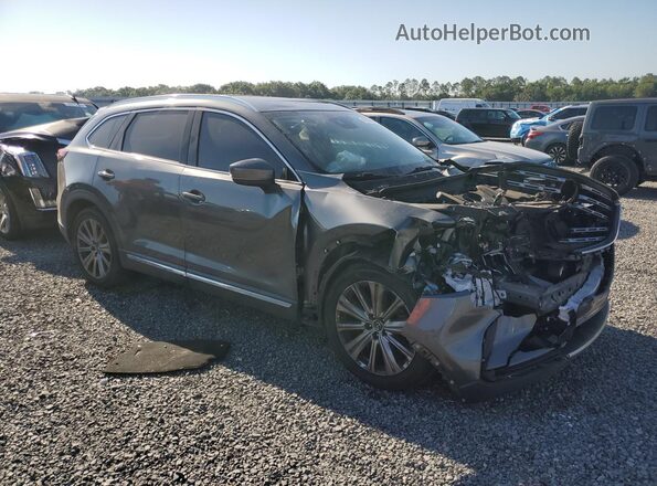 JM3TCBEY8M0537226 2021 MAZDA CX-9 Серый Передняя правая четверть