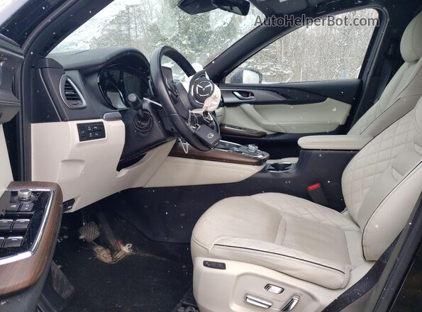 JM3TCBEY9P0636206 2023 MAZDA CX-9 Black Սալոնի դիմացի տեսք