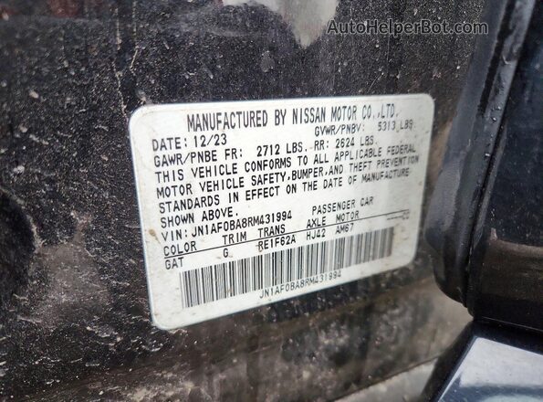 JN1AF0BA8RM431994 2024 NISSAN ARIYA Black ძრავის განყოფილების ხედი