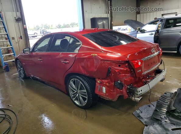 JN1AV7AR2GM530097 2016 INFINITI Q50 Red Trasero izquierdo