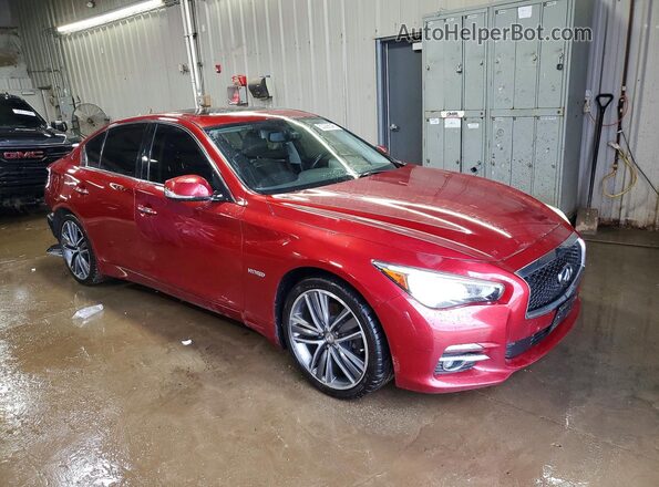 JN1AV7AR2GM530097 2016 INFINITI Q50 Red Delantero derecho