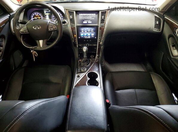 JN1AV7AR2GM530097 2016 INFINITI Q50 Red Vista del salpicadero