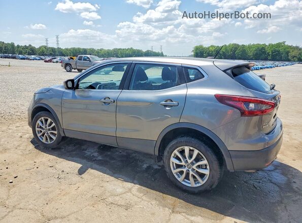 JN1BJ1AV7MW564322 2021 NISSAN ROGUE Gray Trasero izquierdo