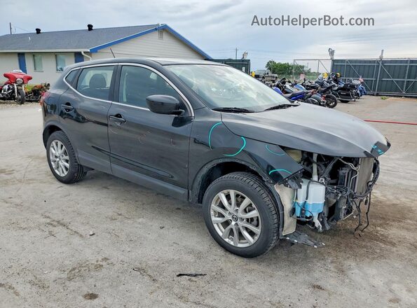 JN1BJ1AW9MW425334 2021 NISSAN ROGUE Черный Передняя правая четверть