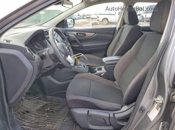 JN1BJ1CV2LW261234 2020 NISSAN ROGUE Gray Widok wnętrza z przodu
