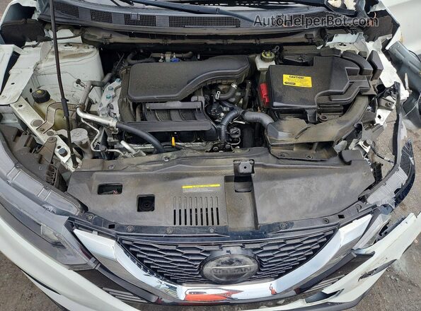 JN1BJ1CV2LW270435 2020 NISSAN ROGUE White ძრავის განყოფილების ხედი