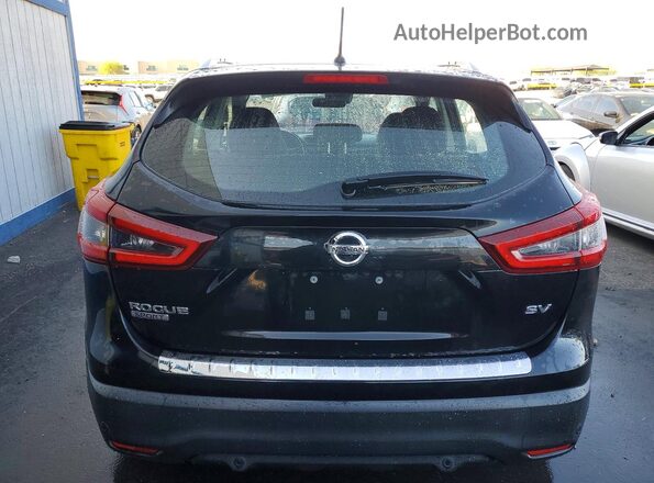 JN1BJ1CV5LW280568 2020 NISSAN ROGUE Black Вид ззаду