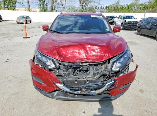 JN1BJ1CW2LW387697 2020 NISSAN ROGUE Темно-бордовый Вид спереди