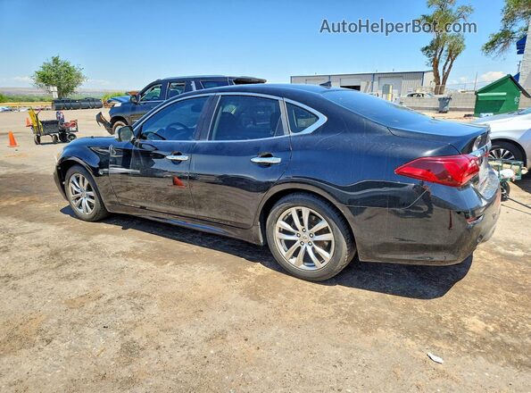 JN1BY1AP7HM740641 2017 INFINITI Q70 Black უკანა მარცხენა