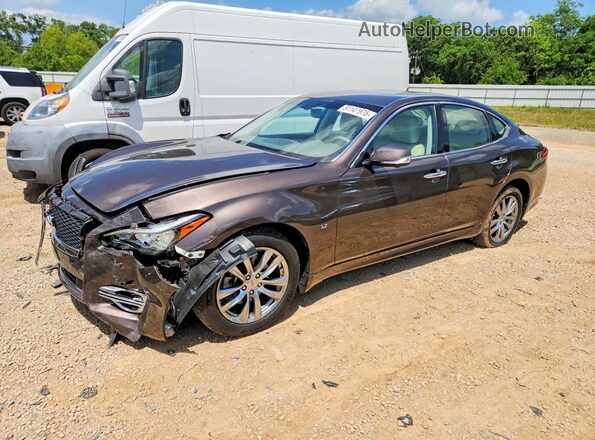 JN1BY1AR2KM585019 2019 INFINITI Q70 Brown Przód lewy