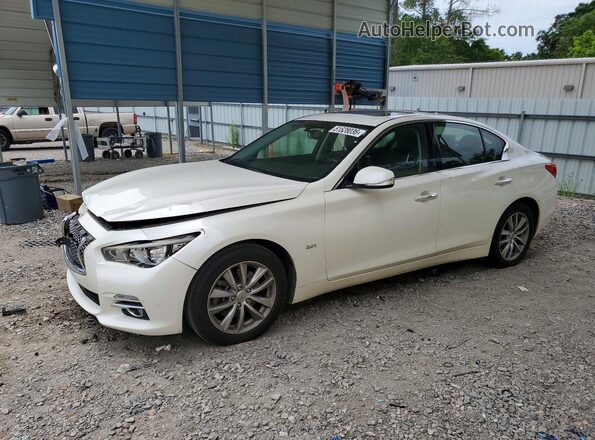 JN1CV7AP2HM641371 2017 INFINITI Q50 Белый Передняя левая четверть