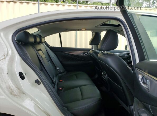 JN1CV7AP2HM641371 2017 INFINITI Q50 Белый Вид задних сидений