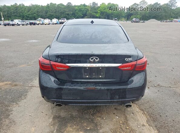 JN1CV7AP6JM241268 2018 INFINITI Q50 Черный Вид сзади