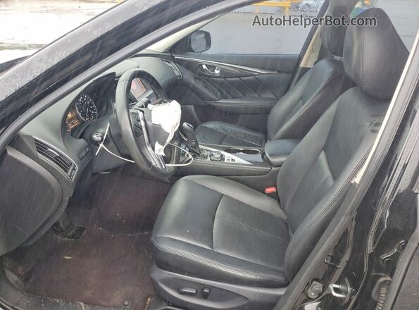 JN1CV7AP6JM241268 2018 INFINITI Q50 Черный Вид салона спереди