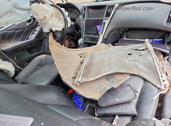 JN1CV7AP8GM200116 2016 INFINITI Q50 Белый Вид панели приборов