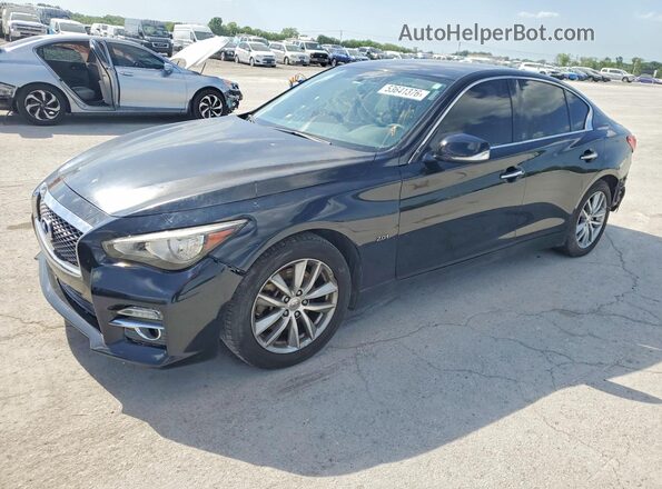 JN1CV7AP9HM642100 2017 INFINITI Q50 Black Przód lewy