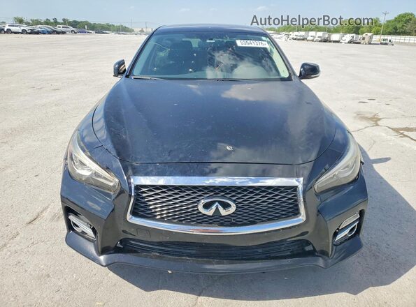 JN1CV7AP9HM642100 2017 INFINITI Q50 Black Widok z przodu