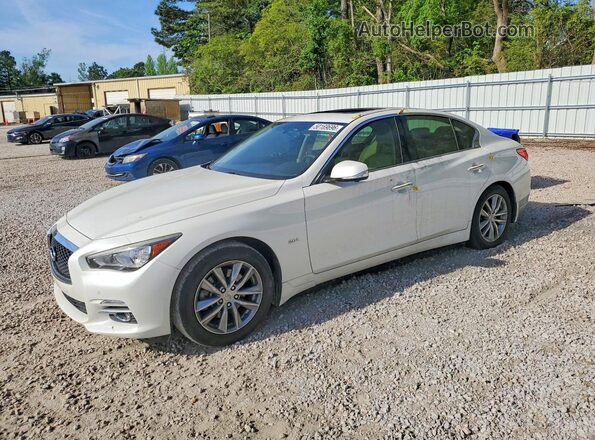 JN1CV7APXHM640341 2017 INFINITI Q50 White Przód lewy