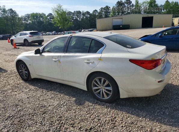 JN1CV7APXHM640341 2017 INFINITI Q50 White Tył lewy
