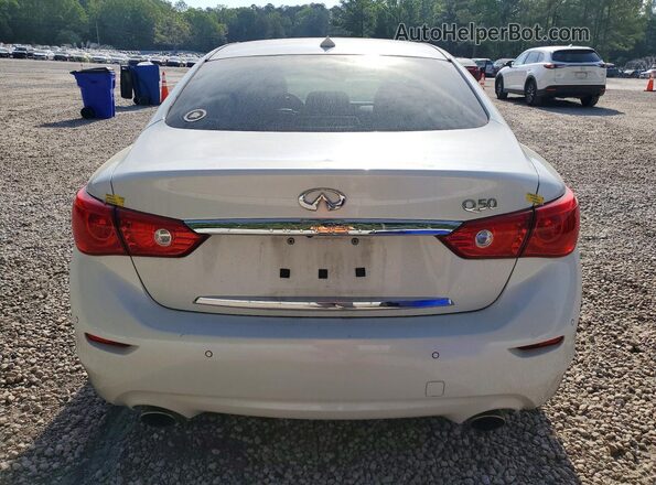 JN1CV7APXHM640341 2017 INFINITI Q50 White Widok z tyłu