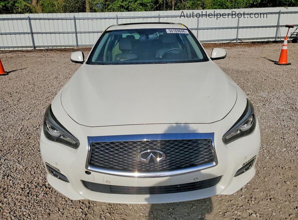 JN1CV7APXHM640341 2017 INFINITI Q50 White Widok z przodu