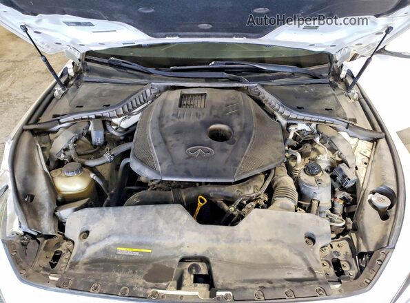 JN1CV7AR3JM280482 2018 INFINITI Q50 Белый Вид задней части салона