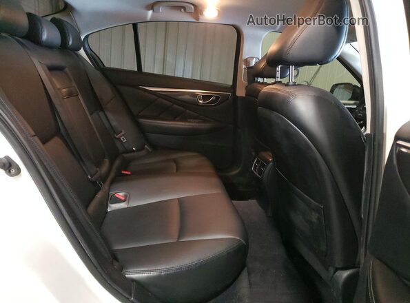 JN1CV7AR3JM280482 2018 INFINITI Q50 Белый Вид задних сидений