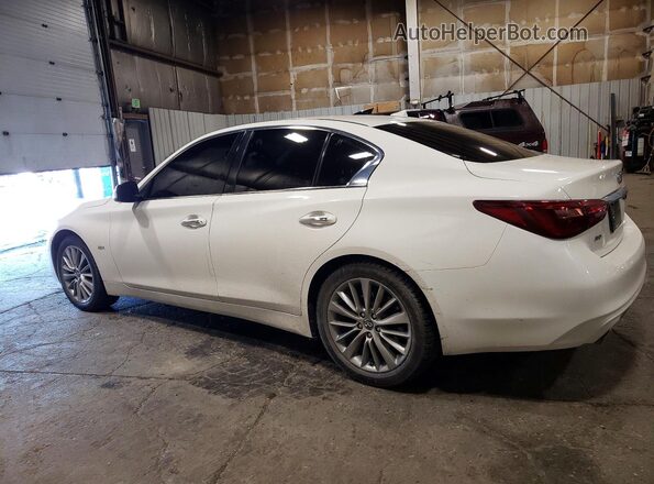 JN1CV7AR3JM280482 2018 INFINITI Q50 Белый Задняя левая четверть
