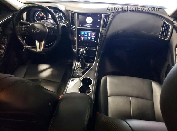 JN1CV7AR3JM280482 2018 INFINITI Q50 Белый Вид панели приборов