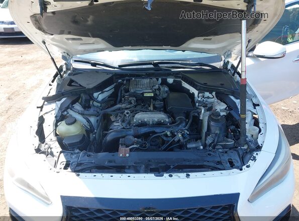 JN1CV7AR4JM280233 2018 INFINITI Q50 White Rear view