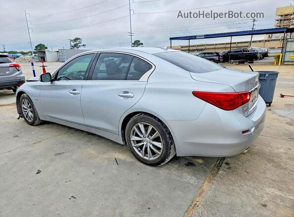 JN1CV7AR5HM681316 2017 INFINITI Q50 Серебряный Задняя левая четверть
