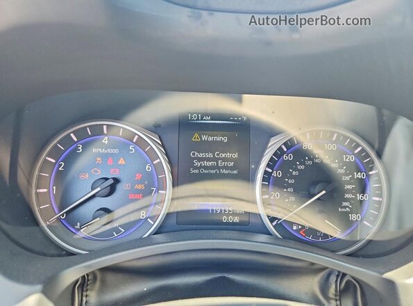 JN1CV7AR5HM681316 2017 INFINITI Q50 Серебряный Вид щитка приборов