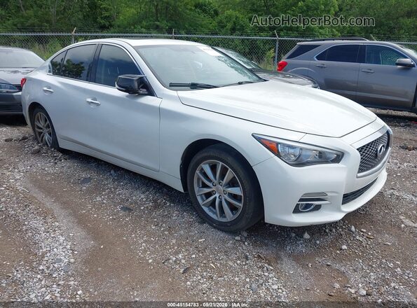 JN1CV7AR8HM681262 2017 INFINITI Q50 Белый Передняя правая четверть