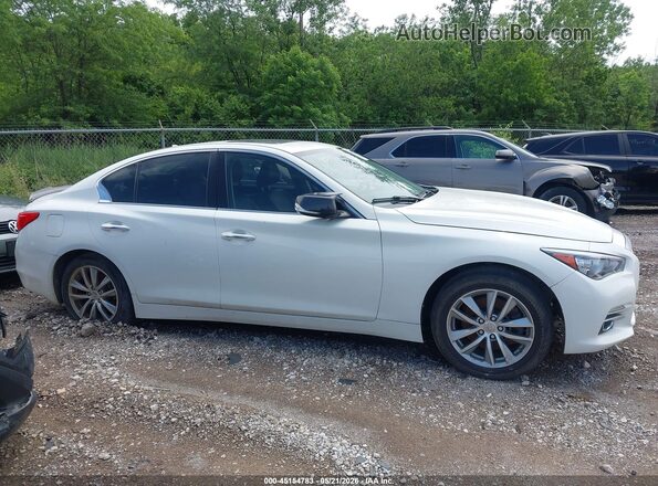 JN1CV7AR8HM681262 2017 INFINITI Q50 Белый Вид щитка приборов