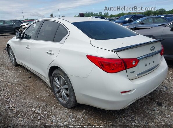 JN1CV7AR8HM681262 2017 INFINITI Q50 Белый Задняя левая четверть