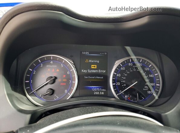 JN1CV7EK7HM110682 2017 INFINITI Q60 Black ხელსაწყოთა პანელის ხედი