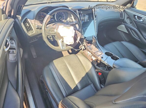 JN1CV7EL8HM320488 2017 INFINITI Q60 Черный Вид панели приборов