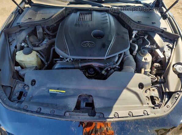JN1CV7EL8HM320488 2017 INFINITI Q60 Черный Вид задней части салона