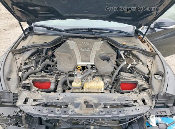 JN1EV7AP0HM738545 2017 INFINITI Q50 Black Rear interior view