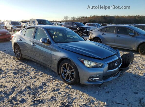 JN1EV7AP0HM740344 2017 INFINITI Q50 Gray Передня права чверть