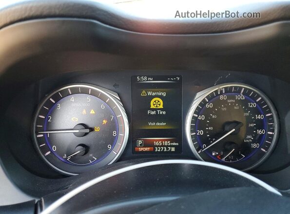 JN1EV7AP0HM740344 2017 INFINITI Q50 Gray Вид щитка приладів
