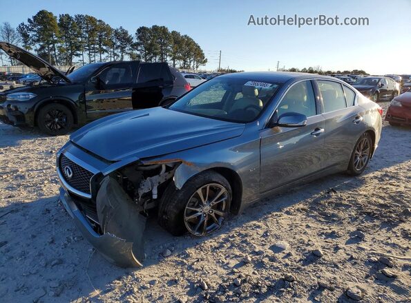 JN1EV7AP0HM740344 2017 INFINITI Q50 Gray Передня ліва чверть