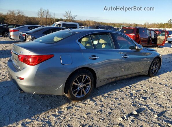 JN1EV7AP0HM740344 2017 INFINITI Q50 Gray Задня права чверть