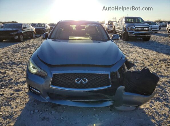 JN1EV7AP0HM740344 2017 INFINITI Q50 Gray Вид спереду