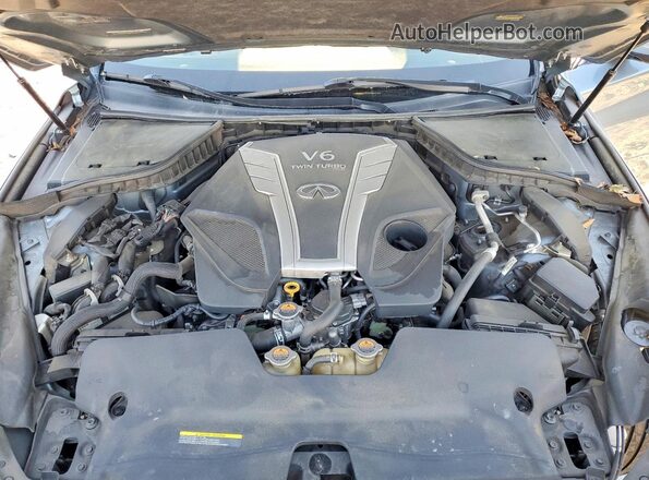 JN1EV7AP0HM740344 2017 INFINITI Q50 Gray Вид задньої частини салону