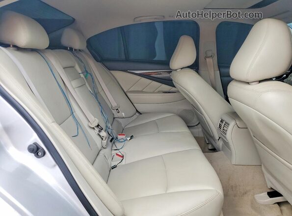 JN1EV7AP0JM350589 2018 INFINITI Q50 Silver Vista de los asientos traseros