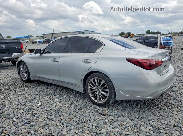 JN1EV7AP0JM350589 2018 INFINITI Q50 Silver Trasero izquierdo